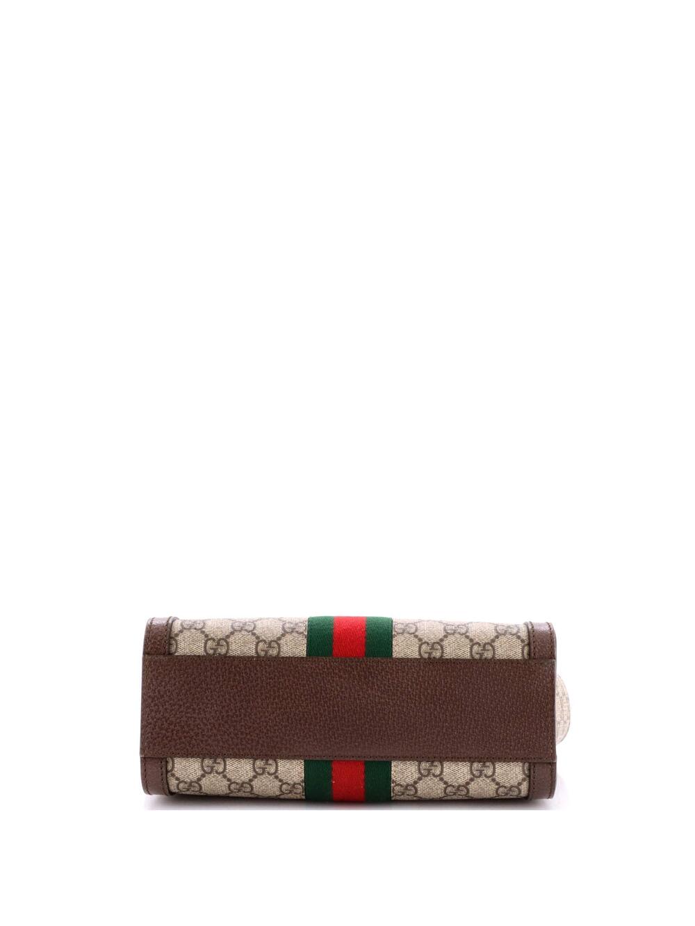 Gucci Ophidia Top Handle Tote Gg Coated #254868G16B - Picture 4 of 7